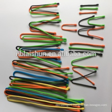 Flexible 4mm & 5mm & 6.6mm Diameter Food Silicone Gear Tie Twist Gear Tie Supplier